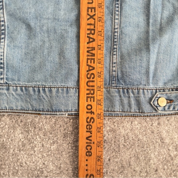 StS Blue Ella Boyfriend Distressed Women’s Denim Jacket Long Sleeve Size Adult - Picture 11 of 11